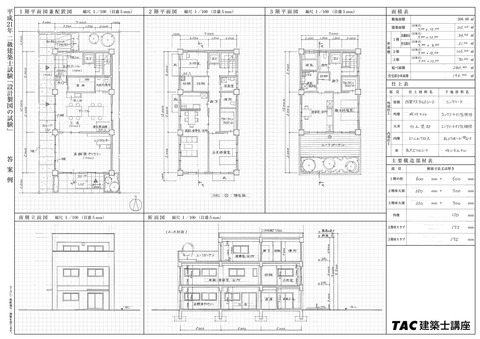 H21-2Q製図-オリジナル答案例