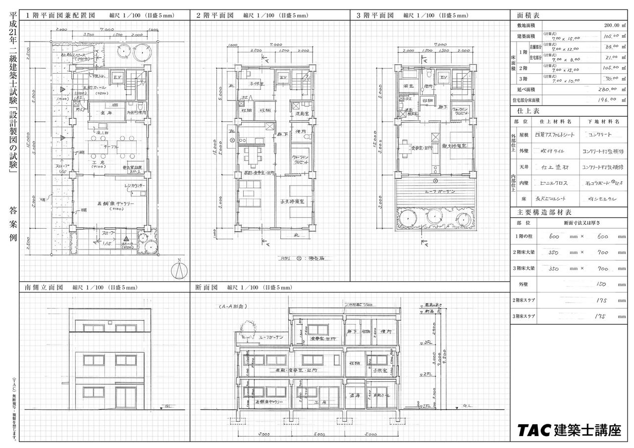 2020年度 2級建築士 DVD8枚【木造設計製図】tac 二級建築士