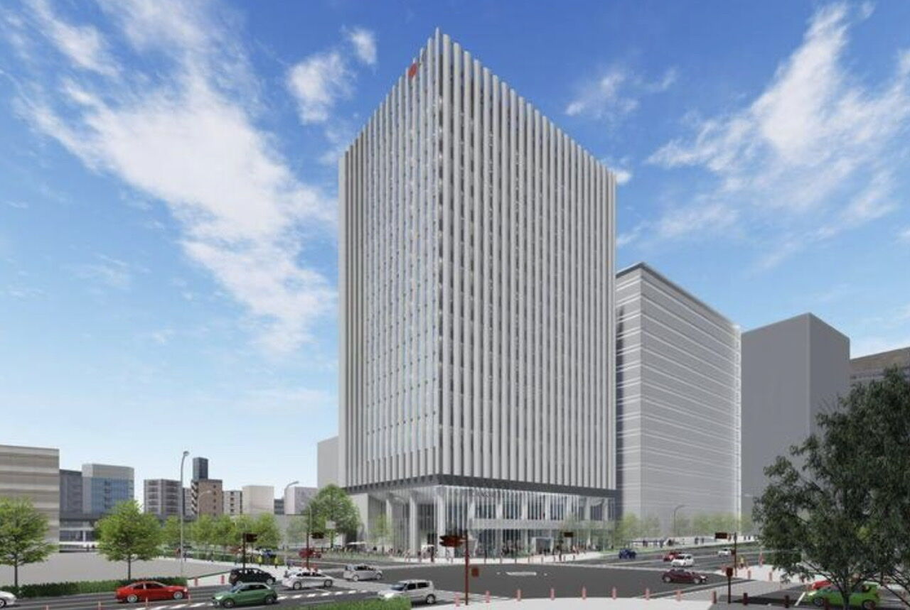 立ち上がり始めたlgビル みなとみらい大通り周辺のビル建設 みなとみらい線周辺散歩日記
