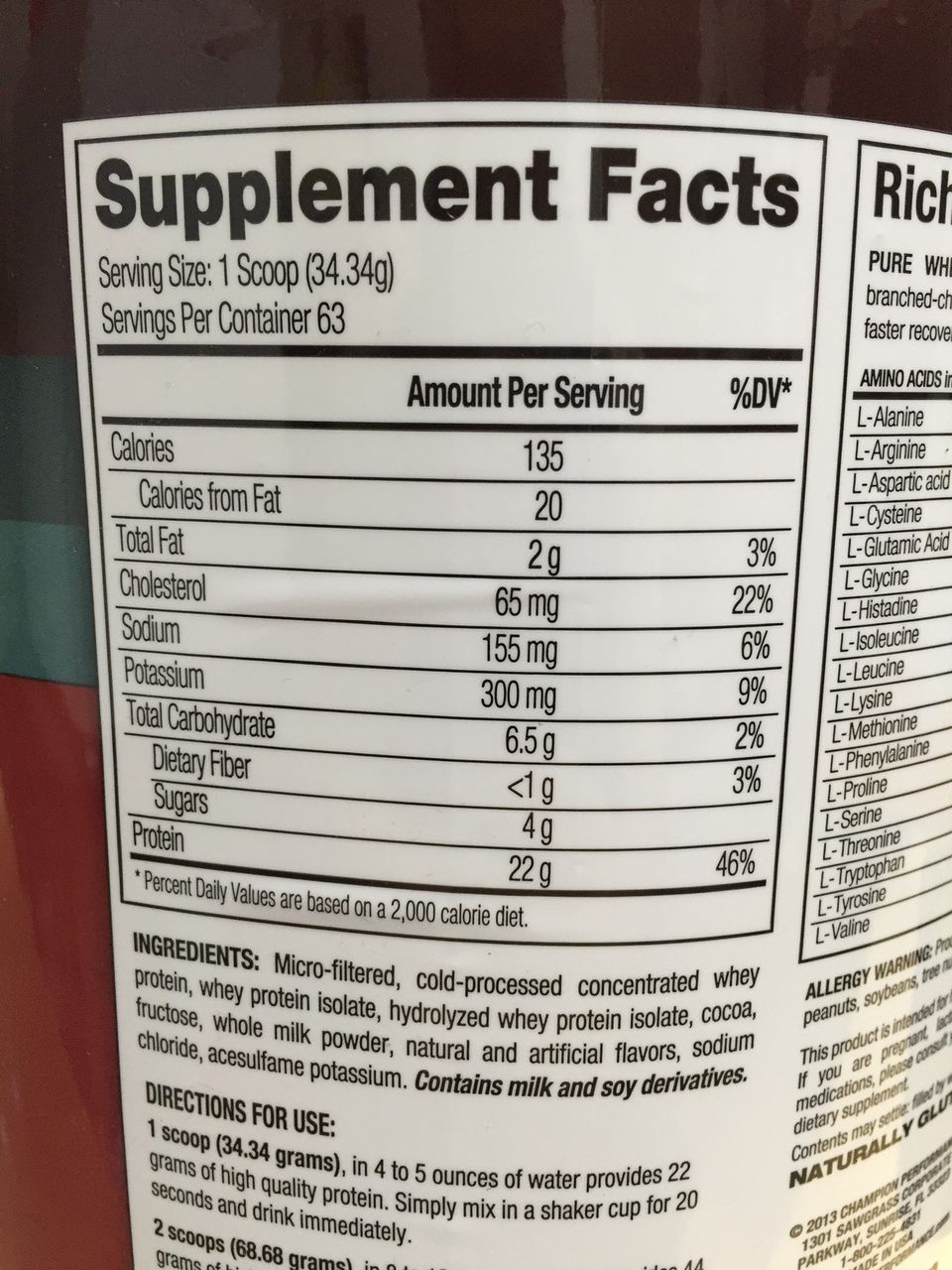 チャンピオン ピュアホエイスタックプロテイン購入 趣味趣向