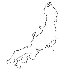 「本州と四国の縮図（雛形）」奄美大島