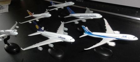 サントリーBOSS ノベルティ　スターアライアンス飛行機　チョロQ サントリーBOSS ノベルティ スターアライアンス飛行機 チョロQ