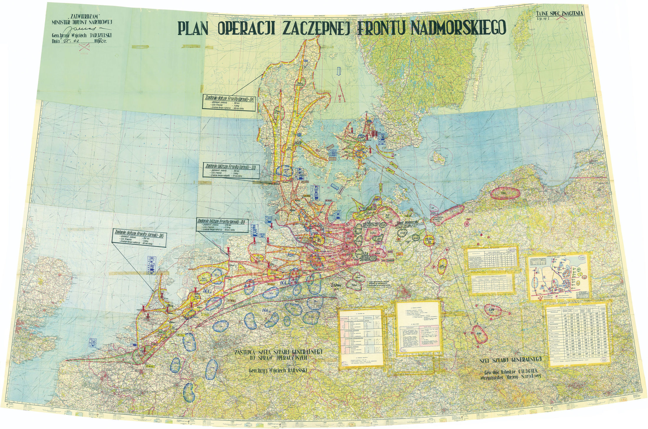 ワルシャワ条約機構の南欧&トルコ侵攻演習図_1970年CIA入手 ワルシャワ条約機構の南欧&トルコ侵攻演習図_1970年CIA入手