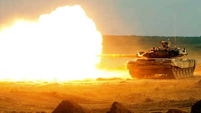 2018年チェチェンでの演習_Tank Carouselと側方射撃使用