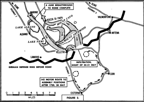 1944_連合軍の浸透戦術_battle at velletri_第36師団