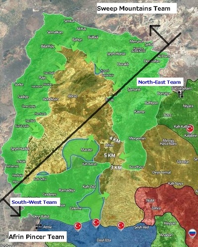 divided area during middle