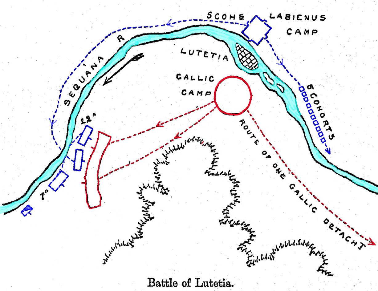 カエサルの敵 ルテティアの戦い 前52年 片翼包囲 戦史の探求