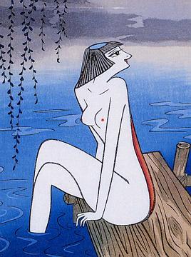 作品番号　26592 3月　おぼろ夜　小島 功 小島功 : タッド星谷の雑記帳