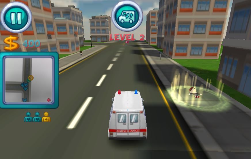 PC無料ゲームの厳選リンク集 Ambulance Rush 3d