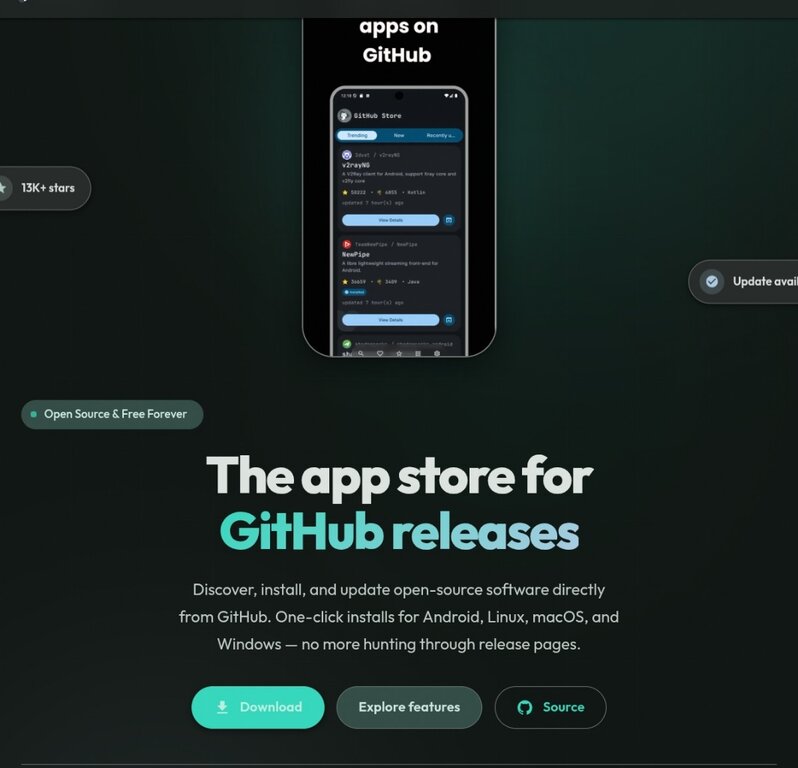 Android始めました : [アプリ] Github Store