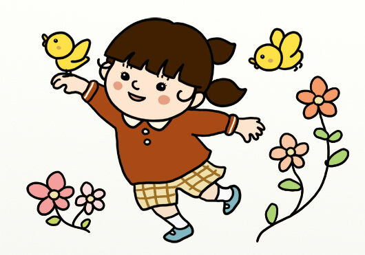 ちょっとレトロなキャラクター風似顔絵
