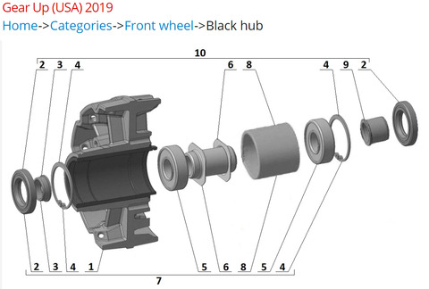 2019 front hub