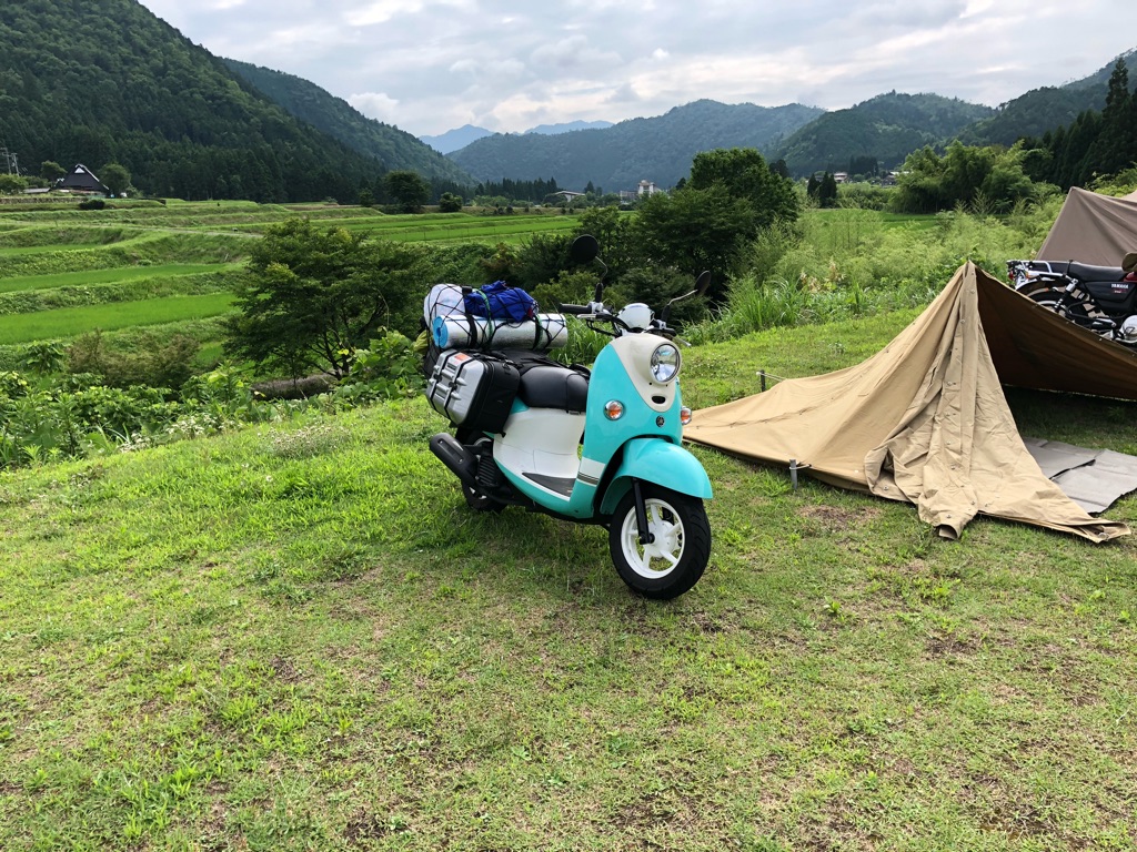 ウラル会 美山キャンプ ゆっくり走るよ