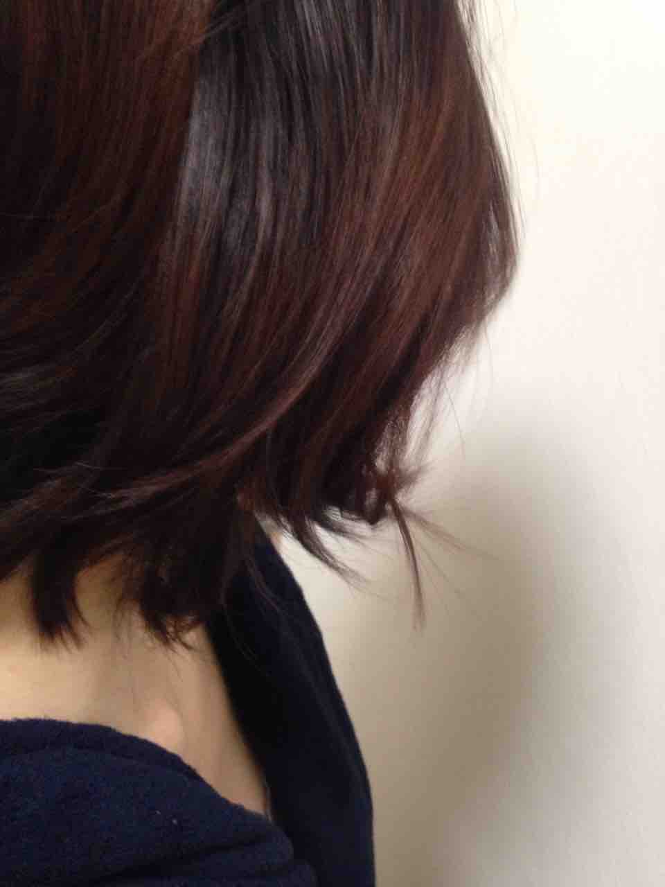 肩までミディアムヘアの和装ヘア はんなり奥様の着物