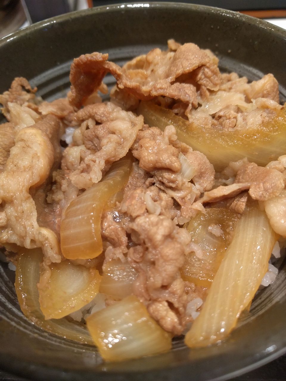 吉野家のコモサラセット Taglog