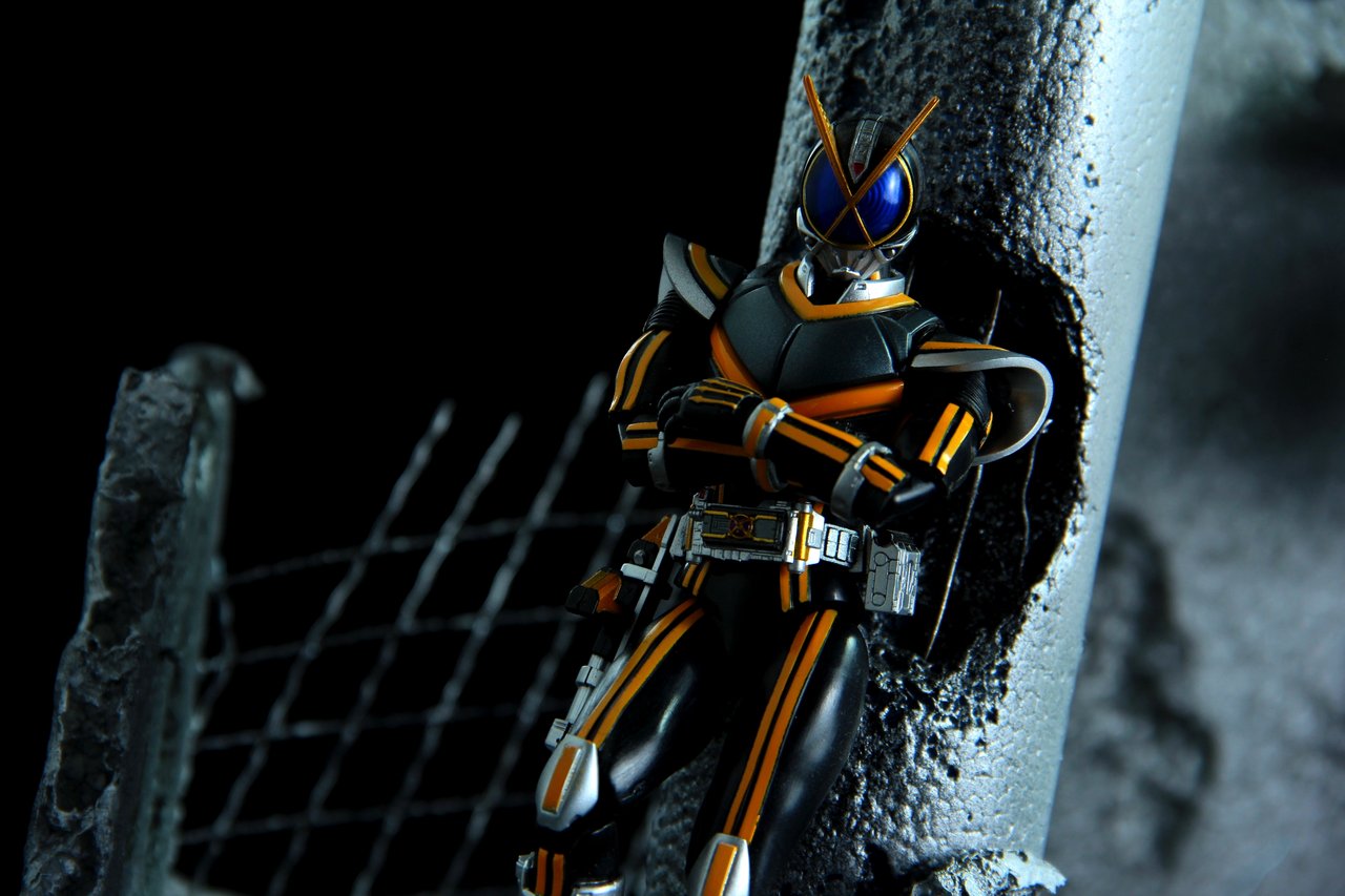 フィギュア撮影用ジオラマ : たごさくライダー写真館