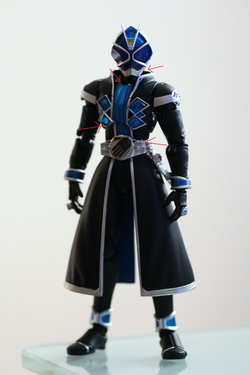 S.H.フィギュアーツ 仮面ライダーウィザード ウォータースタイル＆仮面