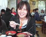 初島お食事中