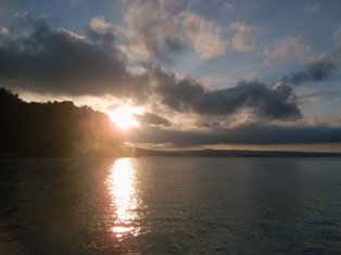 夕日が美しい〜