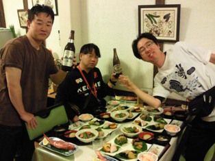 宿のご飯♪