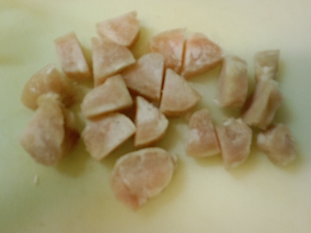 釣り掘用 ササミ エサの作り方 赤 黄色 釣れたらいいな 釣り 海上釣堀