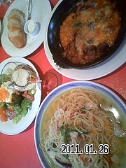 ボンジョルノにてランチ ボンジョルノにてランチ