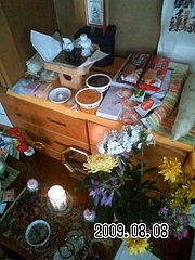 090808_家内からお供え 090808_家内からお供え