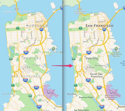 Iphone Ipad マップを英語表記にする方法 海外での住所確認に便利 Mac Iphone Ipad を使い倒したい Iphone Ipad マップを英語表記にする方法 海外での住所確認に便利 Mac Iphone Ipad を使い倒したい