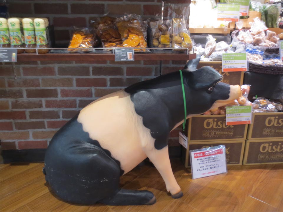 豚の何か OISIX笹塚のブタに名前がついたという。その名も「ささとん」。 : 七転納豆