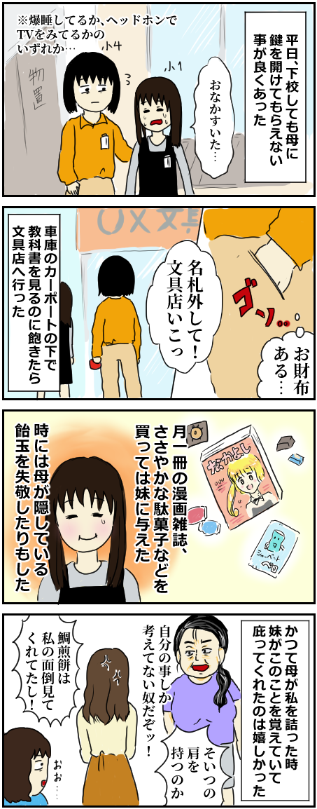 毒親話 毒母から妹を守りたかった姉 常にキョドってます