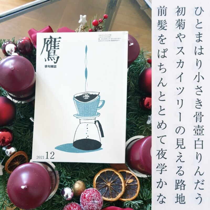 没句 旅客機のかるがると去る花野かな 鷹俳句会21年12月号 月の道の大切な日々