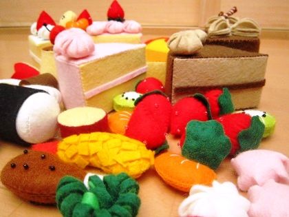 フェルトスイーツ フェルト食べ物