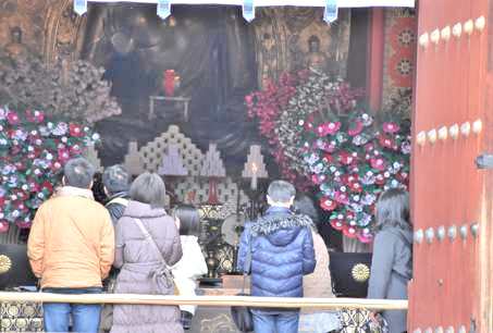 今日31日薬師寺修二会 花会式 結願 平城宮跡の散歩道2