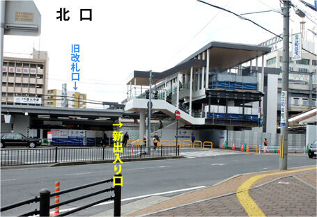 近鉄大和西大寺駅の南北行き来が便利に 2 平城宮跡の散歩道2 近鉄大和西大寺駅の南北行き来が便利に 2 平城宮跡の散歩道2