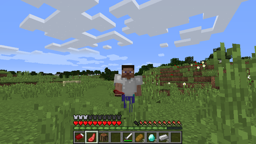 タイスケのマイクラ Part３ 村が囲いと洞窟 タイスケのminecraft