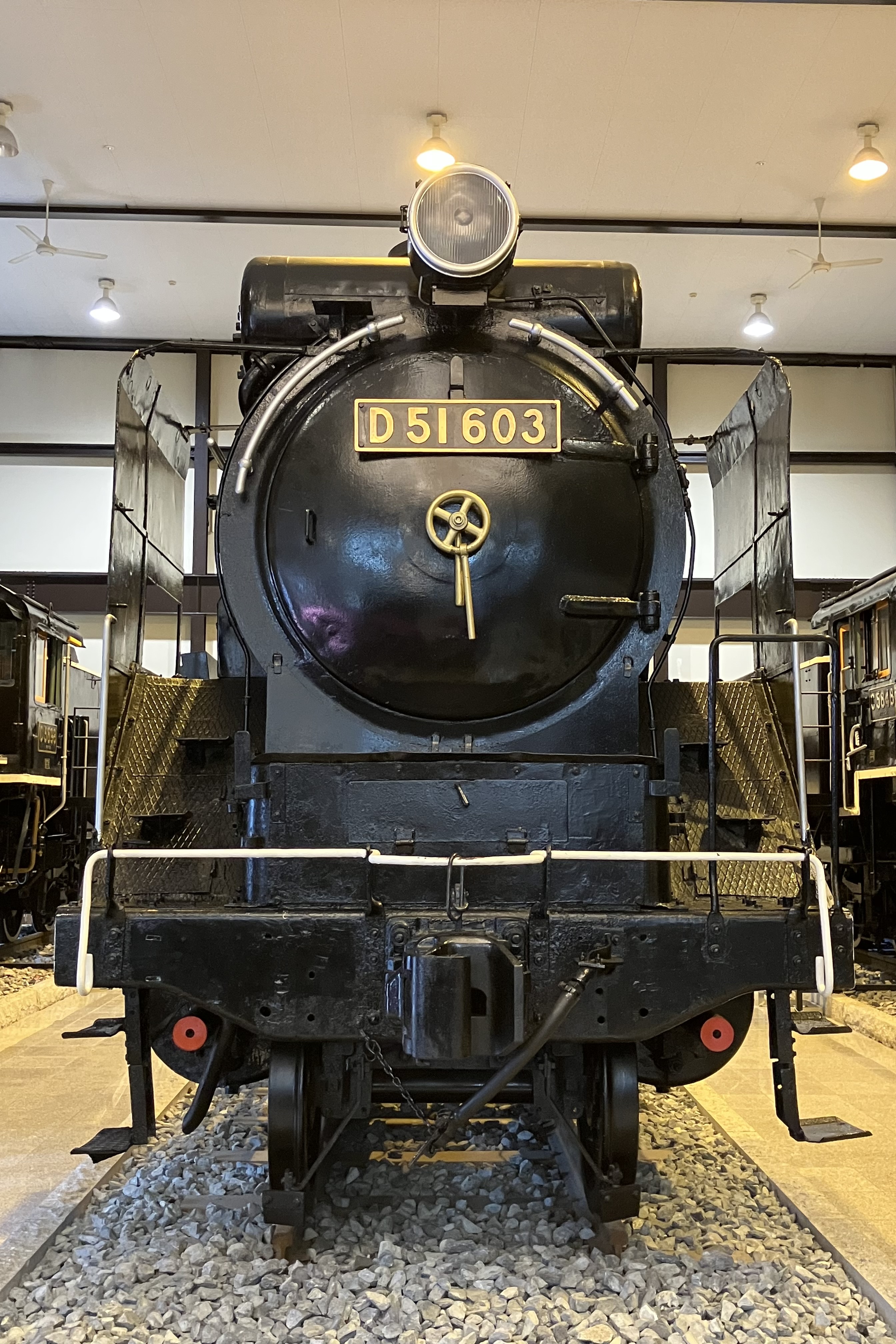 保存蒸機めぐり] 〜番外編〜 19世紀ホール D51 603 : 新•たいすんの