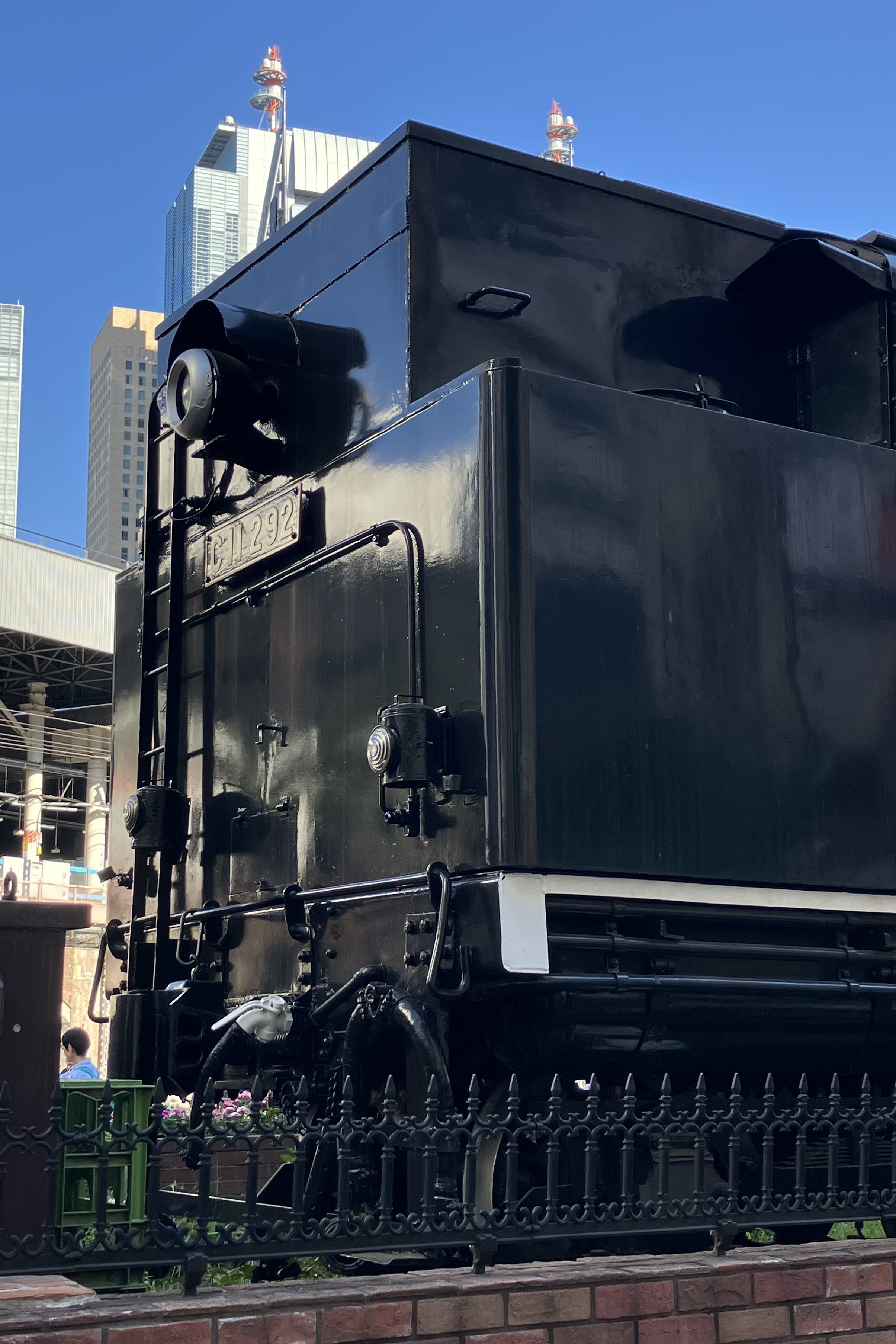 保存蒸機めぐり] 新橋駅前SL広場 C11 292 : 新•たいすんの鉄道
