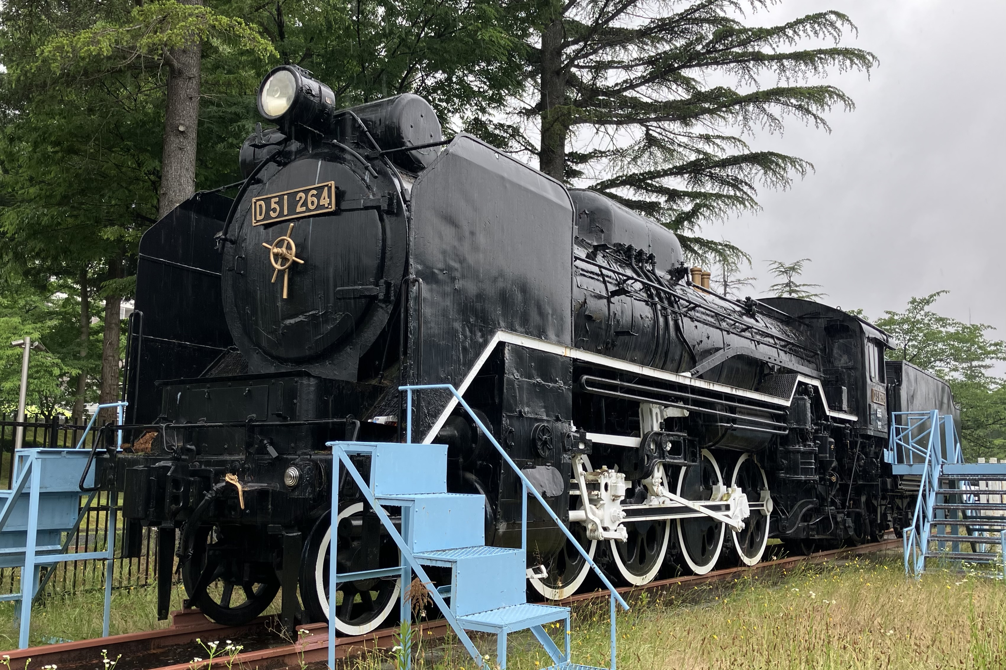 保存蒸機めぐり] 開成山公園 D51 264 : 新•たいすんの鉄道&プラレール