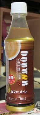 今日の飲み物 ドトールカフェ・オレ 微糖糖類47%カット