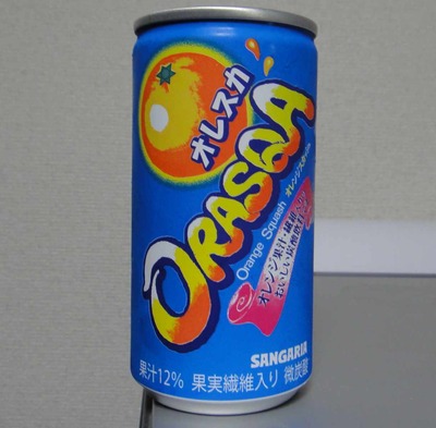 今日の飲み物　サンガリア版のオランジーナか？その名は「オレスカ」