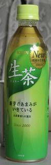 今日の飲み物　生茶2011年3月リニューアル発売版