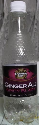 今日の飲み物 ジンジャーエールスパイシーブラック