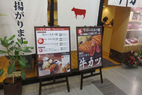 たまに行くならこんな店　神田エリアと大手町エリアに挟まれた「一ツ橋」にオープンした「京都勝牛竹橋パレスサイドビル店」駅直結でサーロインな牛カツを楽しんできました