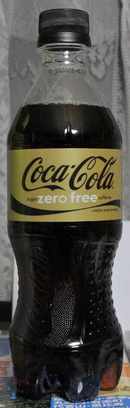 今日の飲み物 コカ・コーラ　シュガーゼロフリーカフェイン
