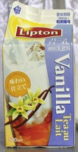 今日の飲み物 リプトンバニラティーオレ