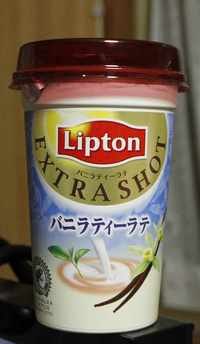 今日の飲み物 Liptonバニラティーラテ