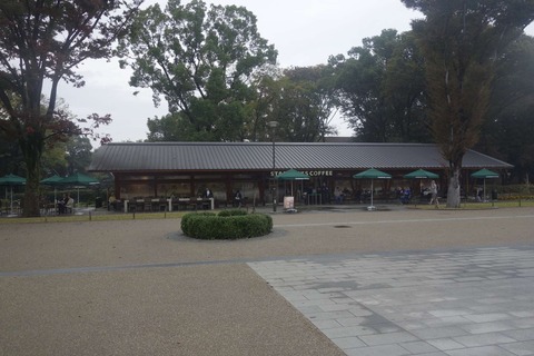たまに行くならこんな店 上野恩賜公園の真っ只中にあるスターバックスコーヒー上野恩賜公園店は、上野公園内散策後に喉を潤すのにぴったりなお店です