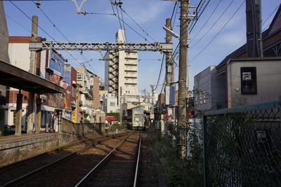 2012年6月関西からの友人との都内小遊戯　荒川車庫前見学後は都電荒川線の終着駅である三ノ輪橋駅へ移動して周辺を散策後に秋葉原へ