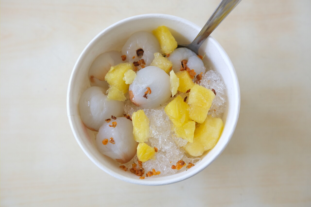 淡水で食べた「金木犀とライチのかき氷」 : コバシイケ子の台湾ブログ