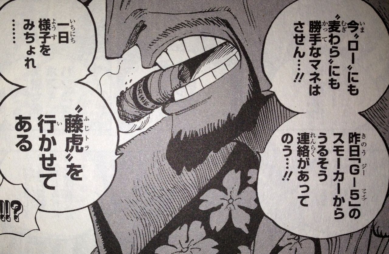 正義のヒーロー ドフラミンゴと海軍 てのひらをタイヨウに